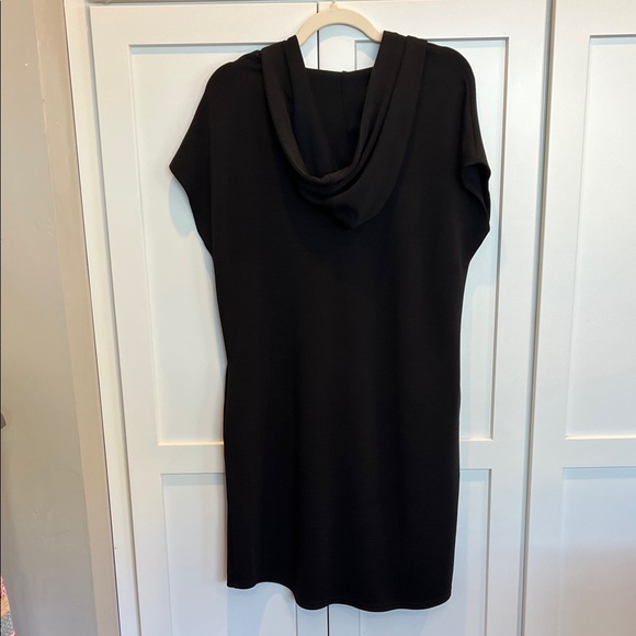 Magaschoni Magaschoni Black Hooded Coverup/Dress Black Midi Size M - Picture 4 of 6